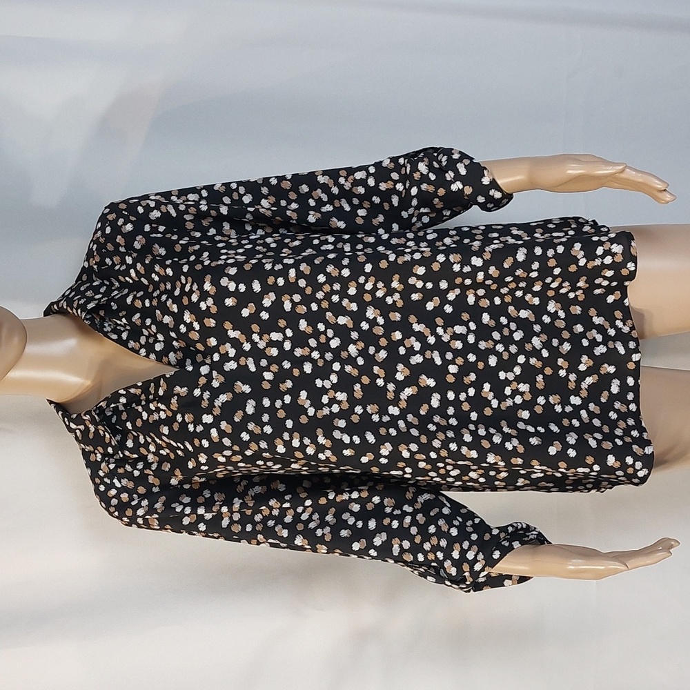 Anne klein women's 3/4 Sleeveles blouse top size S‎